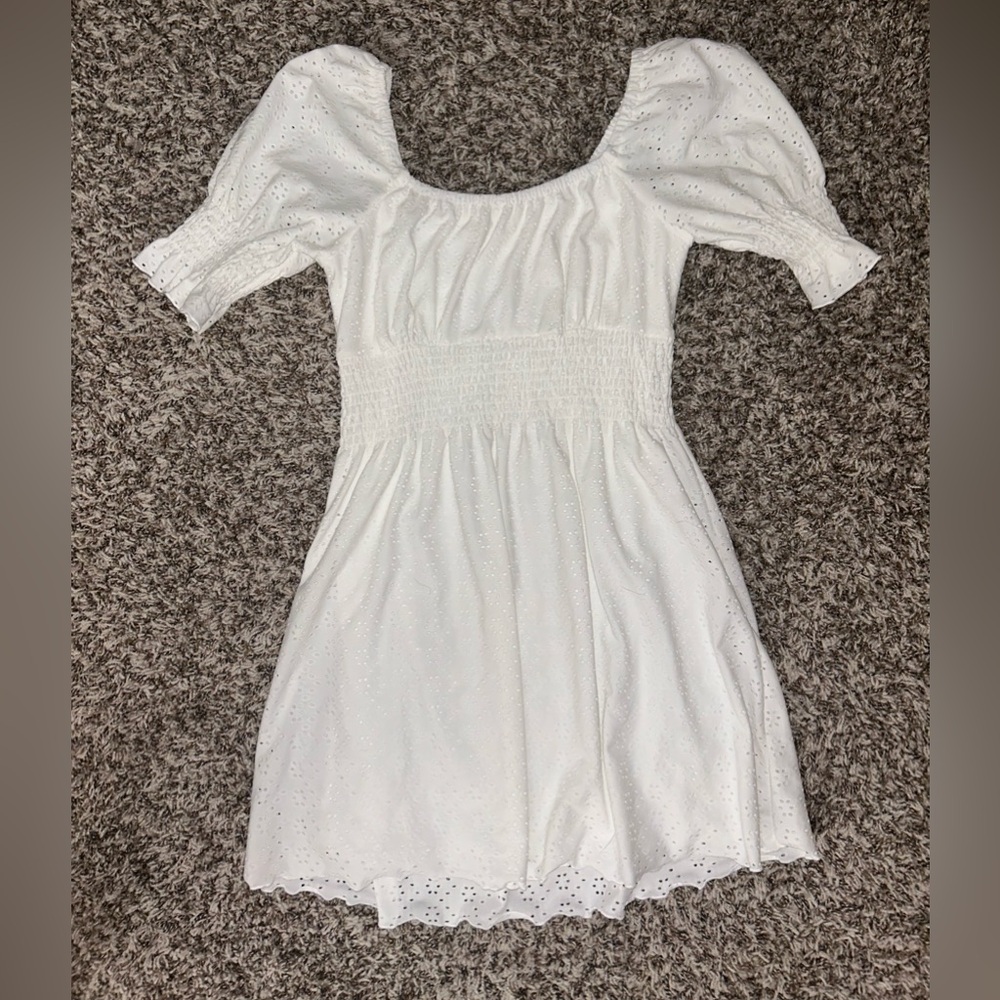 White Mini Dress 🤍💌